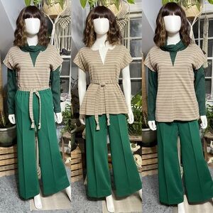 1970’s Vintage- 4 Piece Palazzo Pant Set